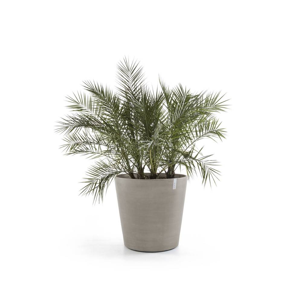 Ecopots - Grand pot sur roues Amsterdam 80 Taupe - Ø 80 x H. 75 cm - 300 L ECOPOTS - Image 2