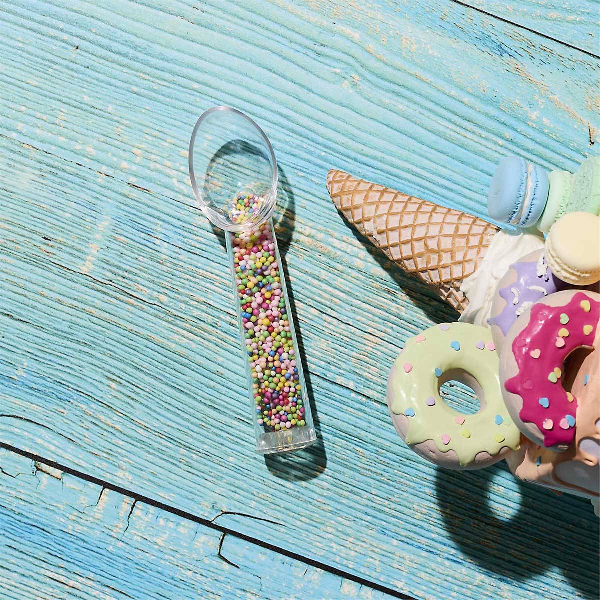 Cook Concept - Cuillère à Glace Design "Elisa" 18cm Transparent - Image 3