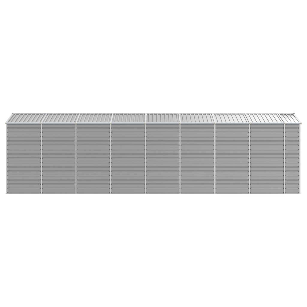 Vidaxl - Abri de jardin gris clair 191 x 725 x 198 cm en acier galvanisé vidaXL 3188249 - Image 7