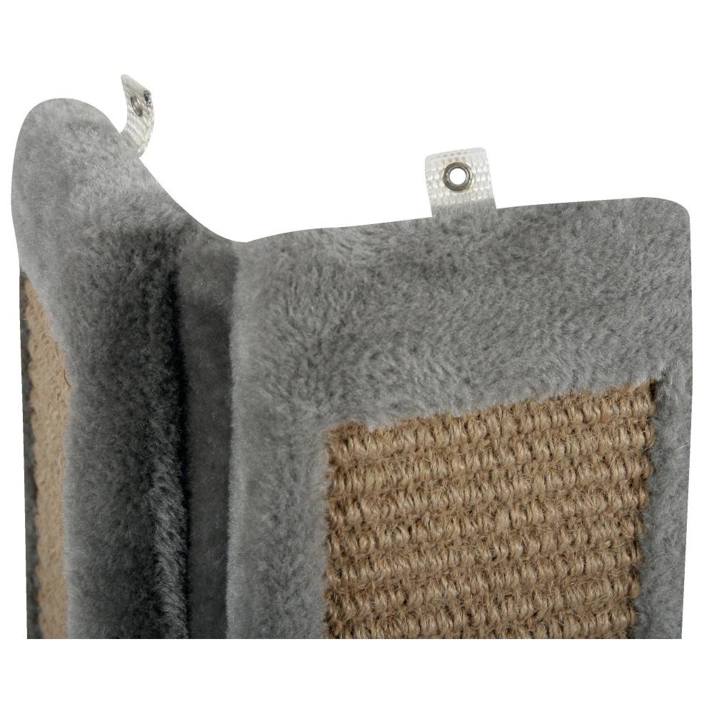 Zolux - Griffoir d'angle gris 24 x 56 cm, pour chat