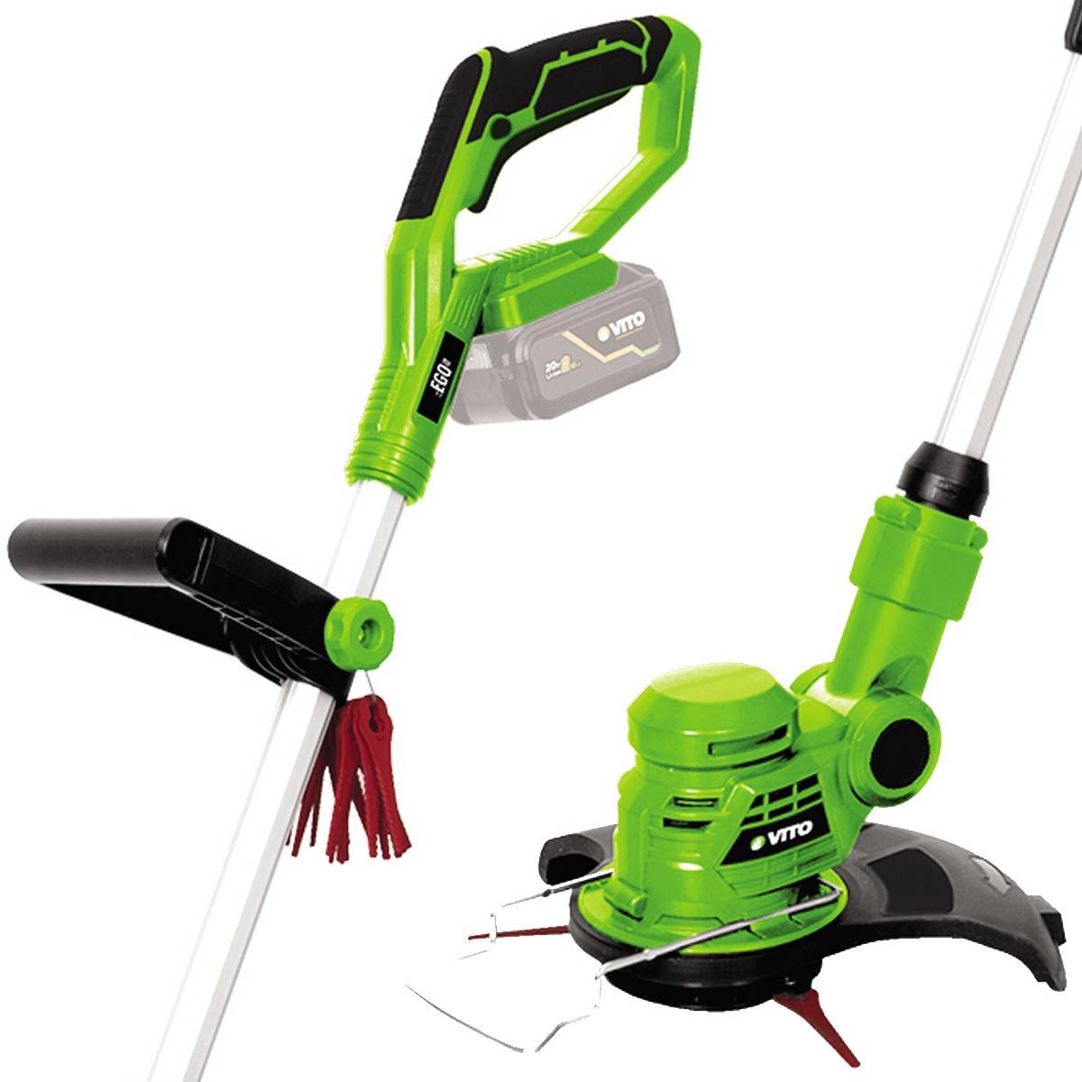 Coupe Bordure sans fil 20V + 20 lames de rechange Sans batterie ni Chargeur VITO EGO LI - Image 2