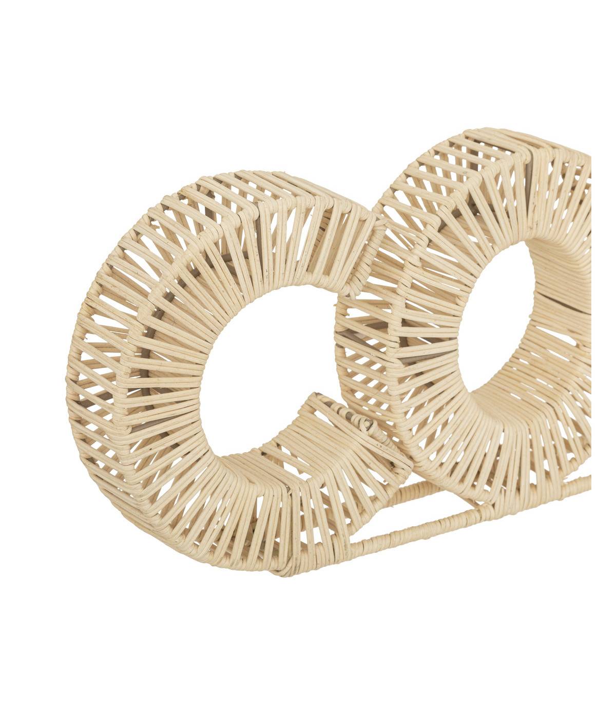 Mot déco COSY en Rotin L 64  cm - Image 2