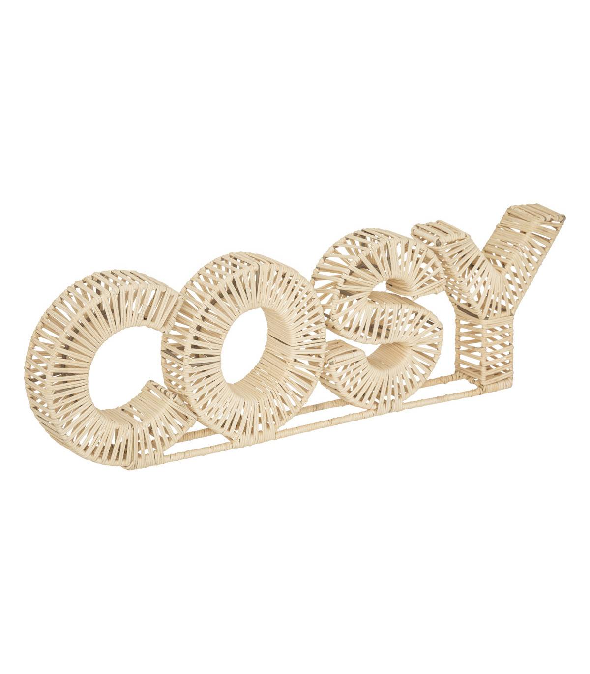 Mot déco COSY en Rotin L 64  cm - Image 1