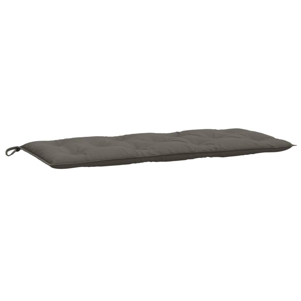 ComfortXL - Coussin pour banc de jardin en Tissu Rembourrage Fibre Creuse pour Salon de Jardin Gris Foncé Mélangé 120x50x7 cm – ComfortXL Outdoor Living - Image 2