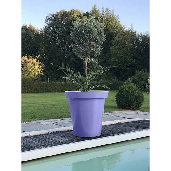 Pot de fleurs rond xxl delight 200l - lot de 2 - plast'up rotomoulage - Image 3