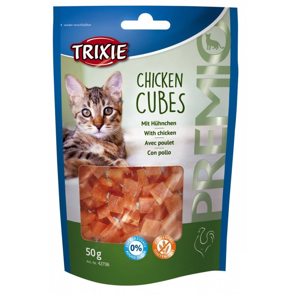 Trixie - Cubes de poulet 50 gr pour chat - Image 1