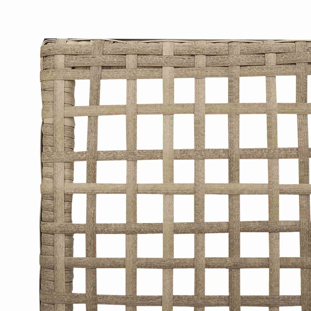Prolenta Premium - Chaises de jardin rotin beige  55 x 53 x 85 cm  - Prolenta premium p373.8 - Image 6