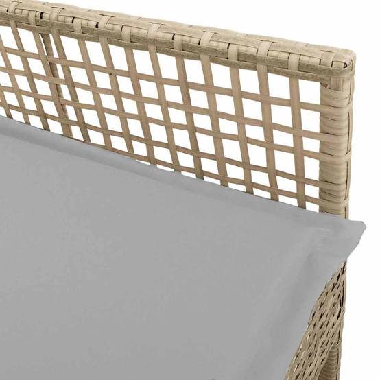 Prolenta Premium - Chaises de jardin rotin beige 55 x 53 x 85 cm - Prolenta premium p373.8 - Image 7