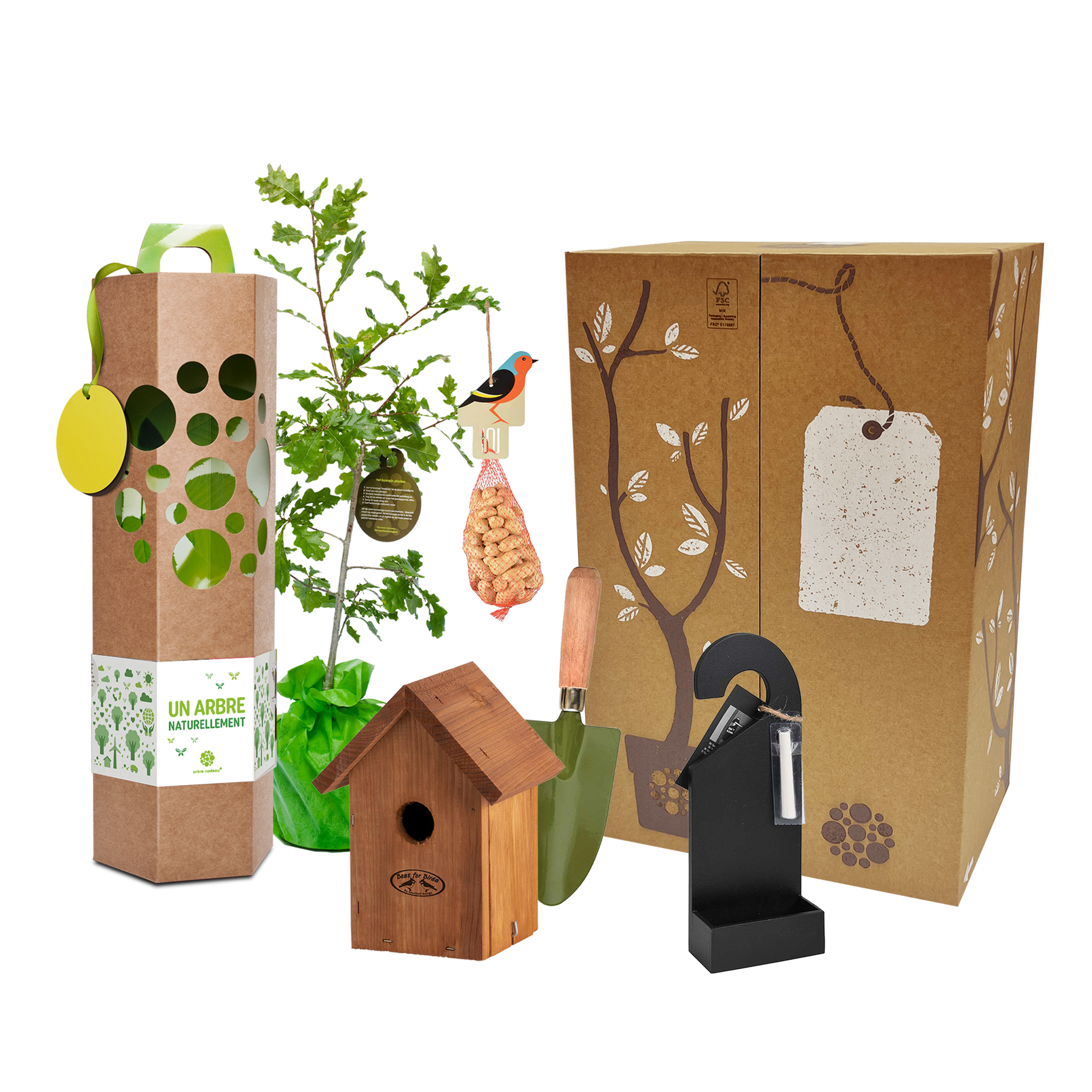 Coffret Cadeau de Luxe: Un arbre naturellement. Un cadeau écologique et symbolique, présenté dans un emballage élégant et durable - Image 1