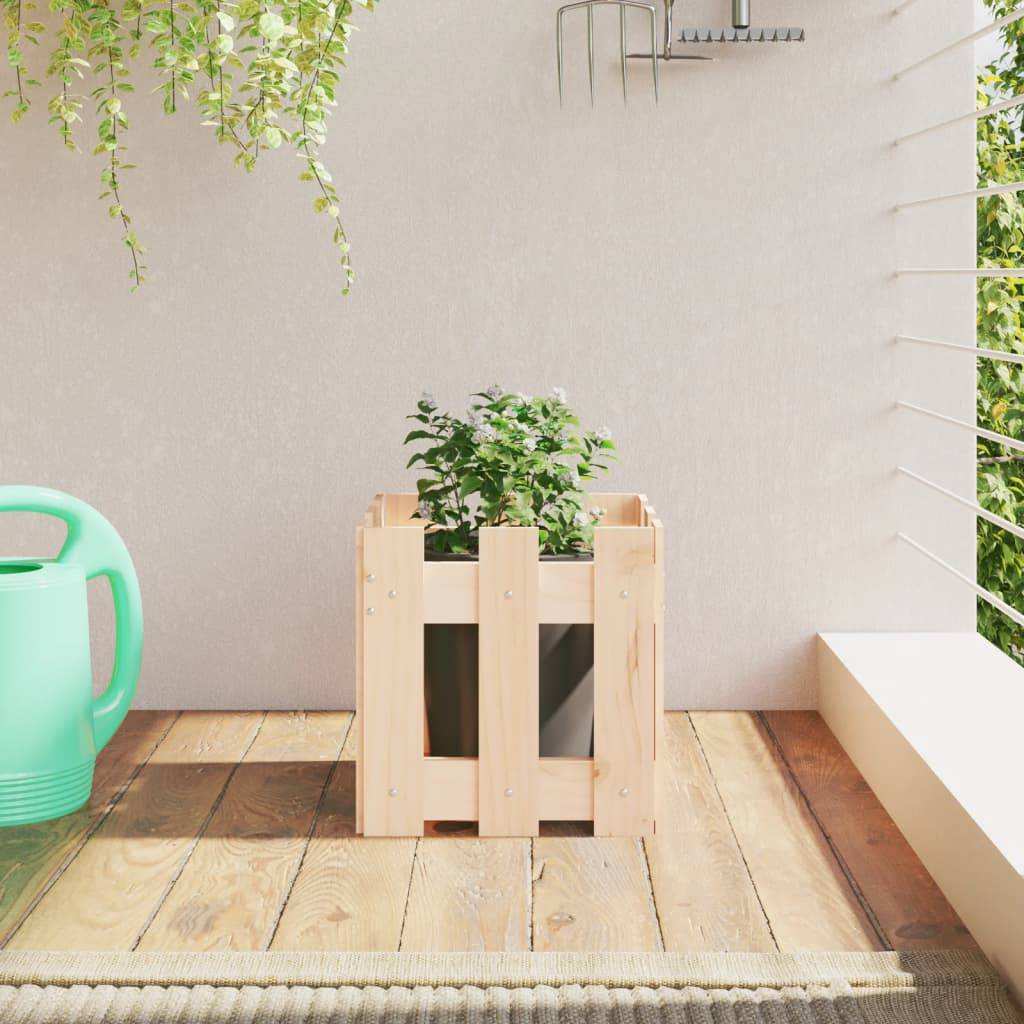 Prolenta Premium - Jardinière bois marron  30 x 30 x 30 cm  - Prolenta premium p315.0 - Image 2
