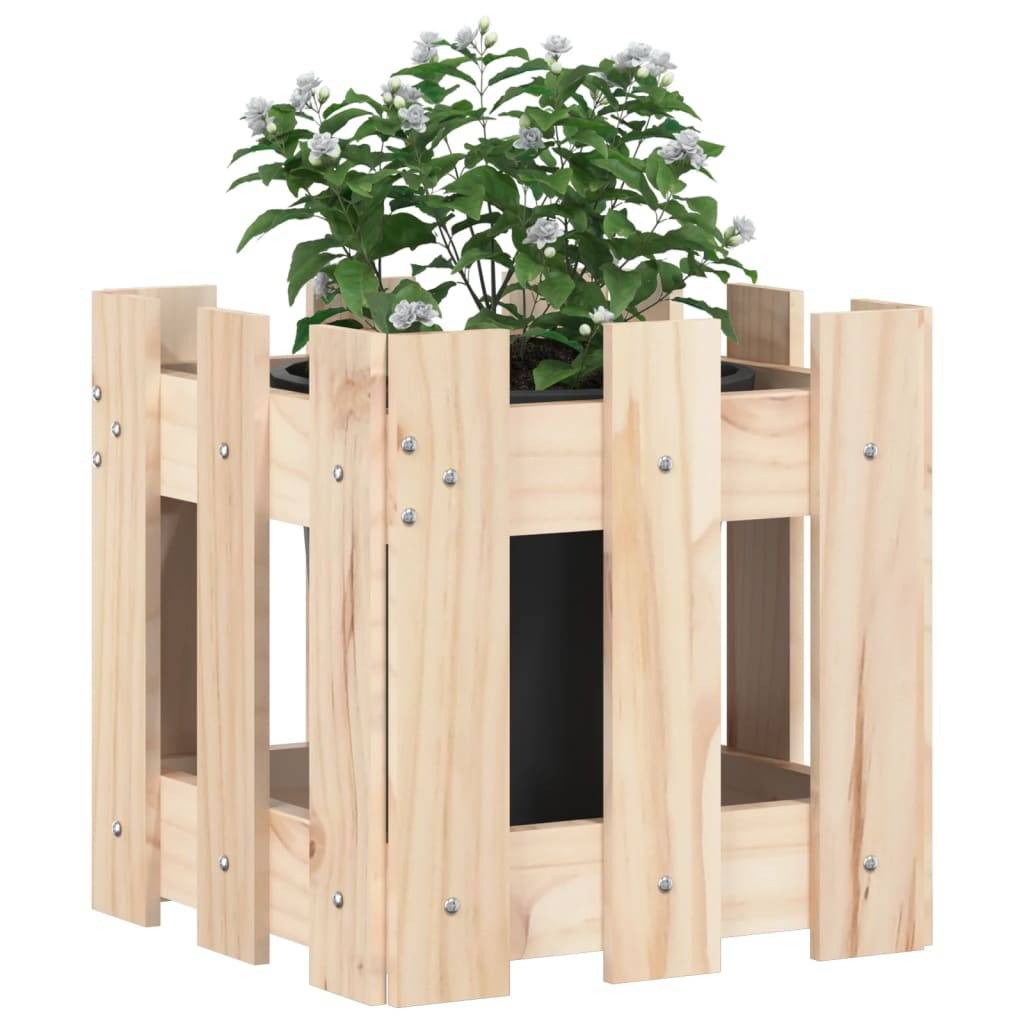 Prolenta Premium - Jardinière bois marron  30 x 30 x 30 cm  - Prolenta premium p315.0 - Image 3