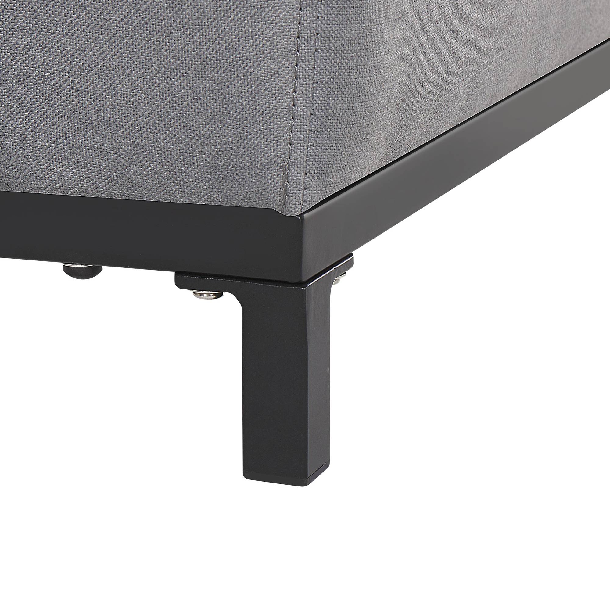 Beliani - Fauteuil Tissu Gris ROVIGO - Beliani - Image 7