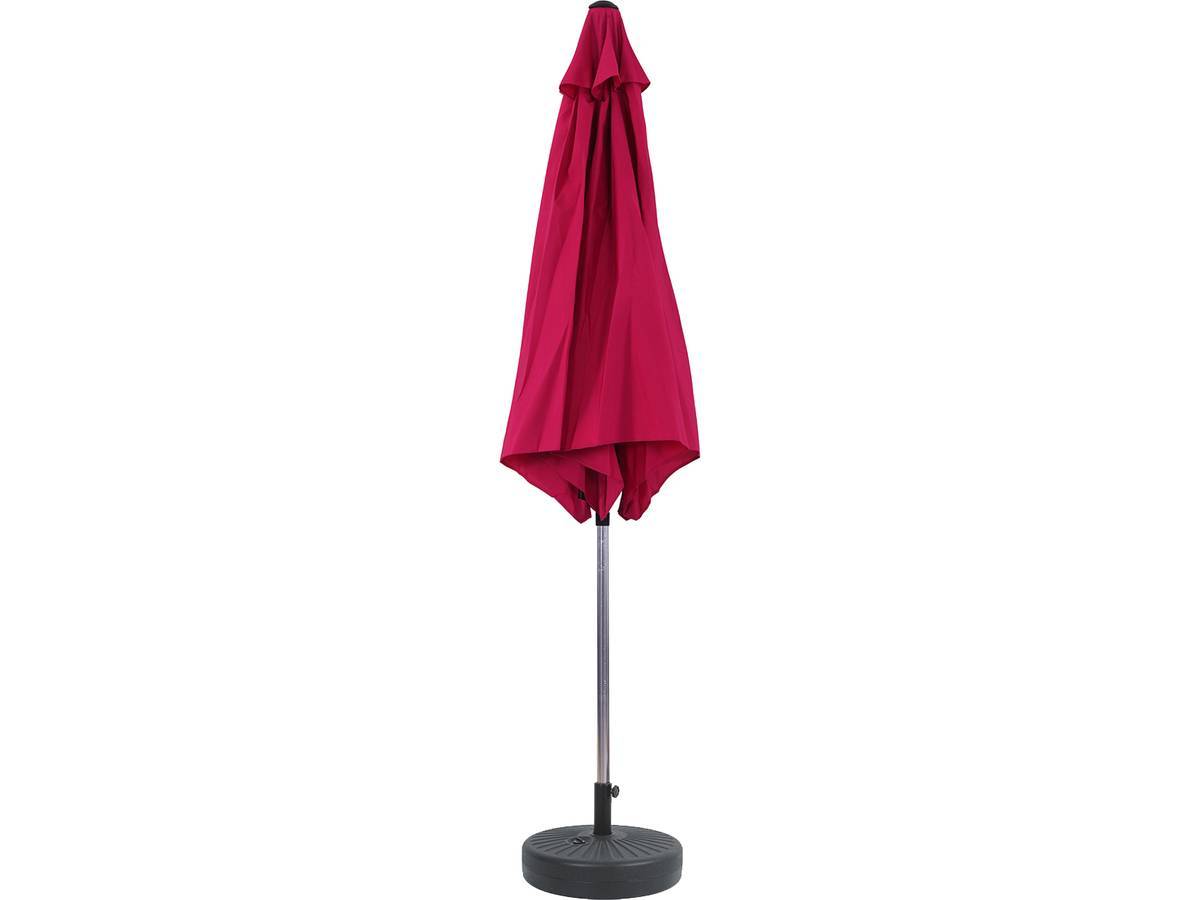 Habitat Et Jardin - Parasol Jardin Droit Alu "sol" - Rond - ø 3m - Rose - Avec Pied à Lester -habitat Et Jardin - Image 2