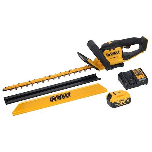 Taille haies 55 cm écartement de 25 mm XR 18V 5 Ah Li-ion - DEWALT - DCMHT564P1-QW - Image 3