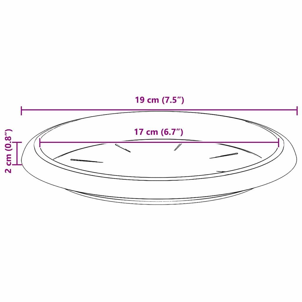 Prolenta Premium - Jardinière plastique rouge  19 x 19 x 2 cm  - Prolenta premium p310.5 - Image 10