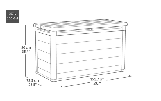 Keter - Coffre de rangement Cortina - 757L - KETER - Image 5