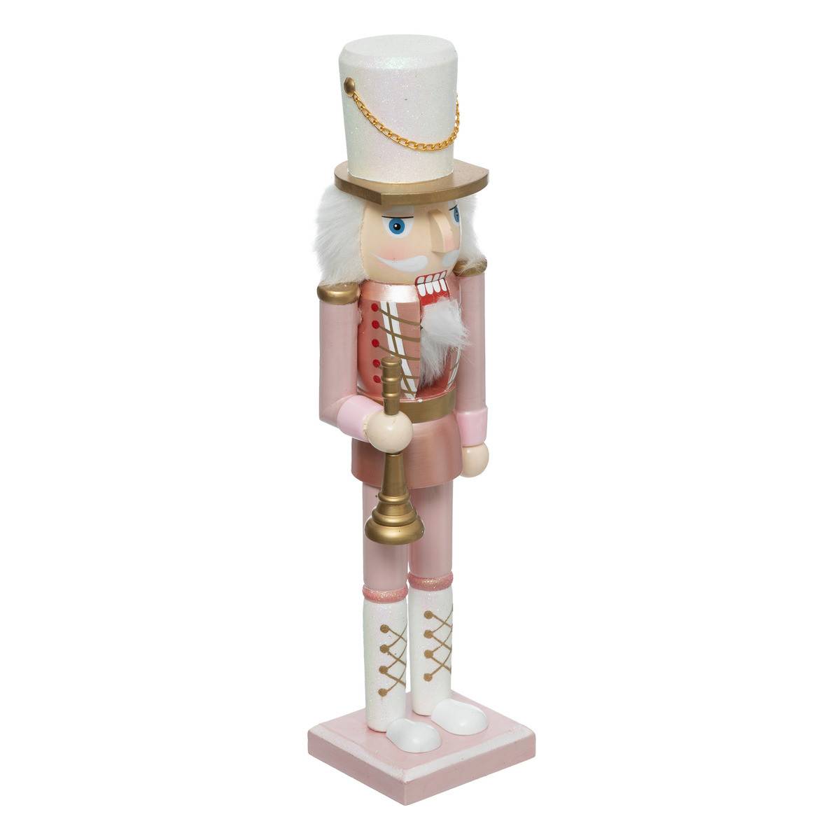 Fééric Lights & Christmas - Déco de Noël Casse-Noisette Rose H 38 cm - Image 1