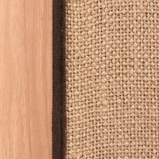 Meuble TV Fino Blanc & Brun & Naturel,50 x 29 x 41H pour chat - Image 6
