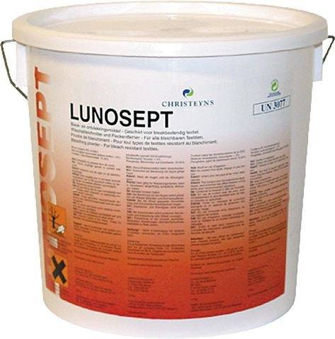Poudre Chlorée Détachante LUNOSEPT ACTIVE - Seau de 10kg - Lot de 2 - Christeyns