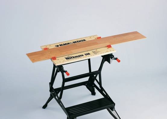 Etabli-étau pliable grand format - Plan de travail : 610 x 384 mm - 2 hauteurs - Charges maximales : 160 kg (WM536-XJ) - Image 3