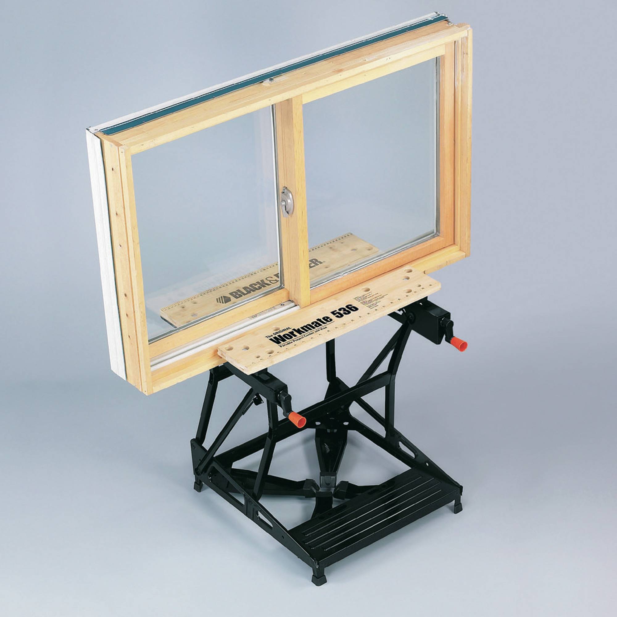 Etabli-étau pliable grand format - Plan de travail : 610 x 384 mm - 2 hauteurs - Charges maximales : 160 kg (WM536-XJ) - Image 4