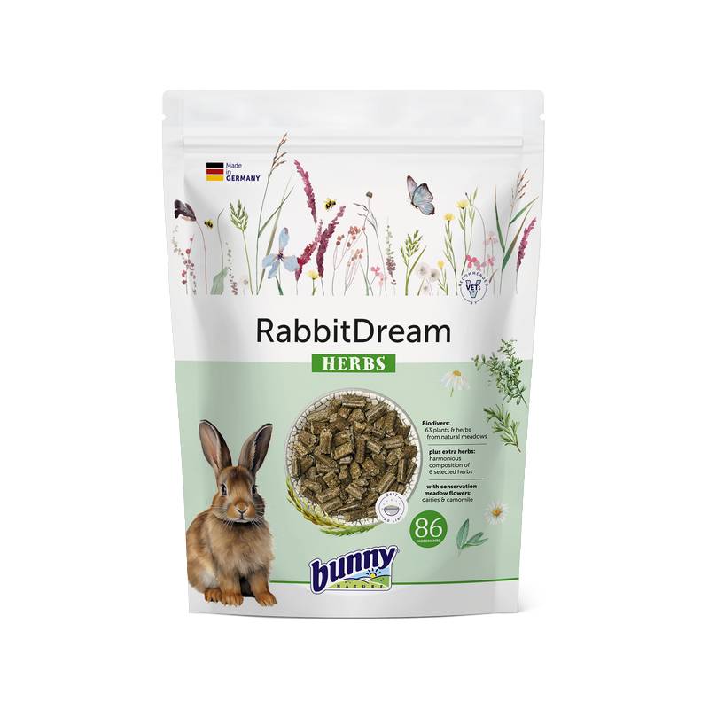 Granulés pour Lapin Herbs 600g , BunnyNature