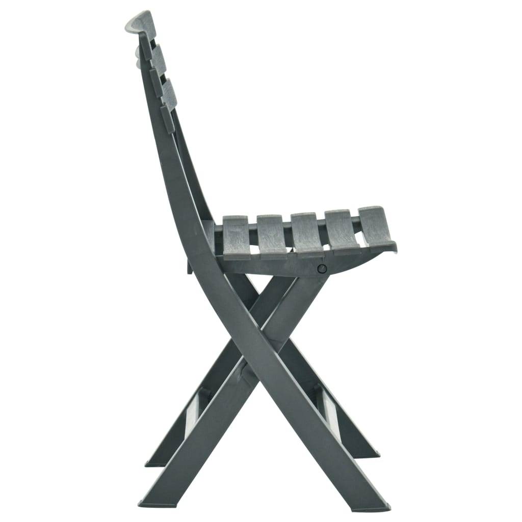 Prolenta Premium - Chaises de jardin plastique vert 44 x 41 x 78 cm - Prolenta premium p337.7 - Image 4