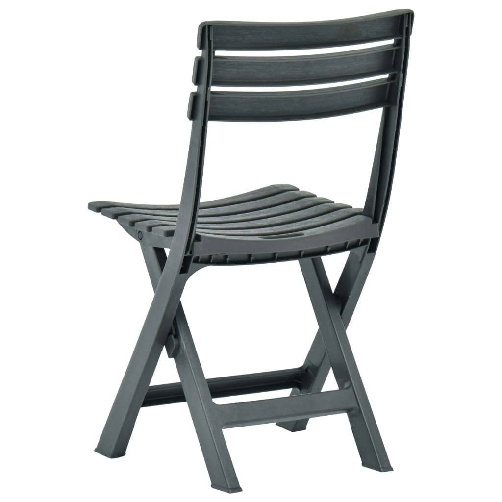Prolenta Premium - Chaises de jardin plastique vert 44 x 41 x 78 cm - Prolenta premium p337.7 - Image 5
