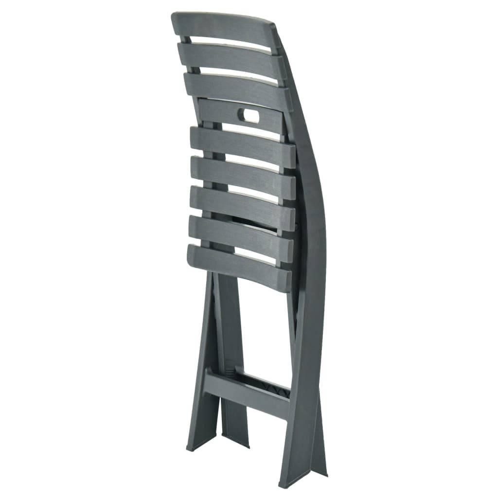 Prolenta Premium - Chaises de jardin plastique vert 44 x 41 x 78 cm - Prolenta premium p337.7 - Image 6