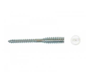 Boite de 100 Vis top-roc PVC ING FIXATIONS - 6x70 mm - Filet 33 mm capuchon blanc - A430140