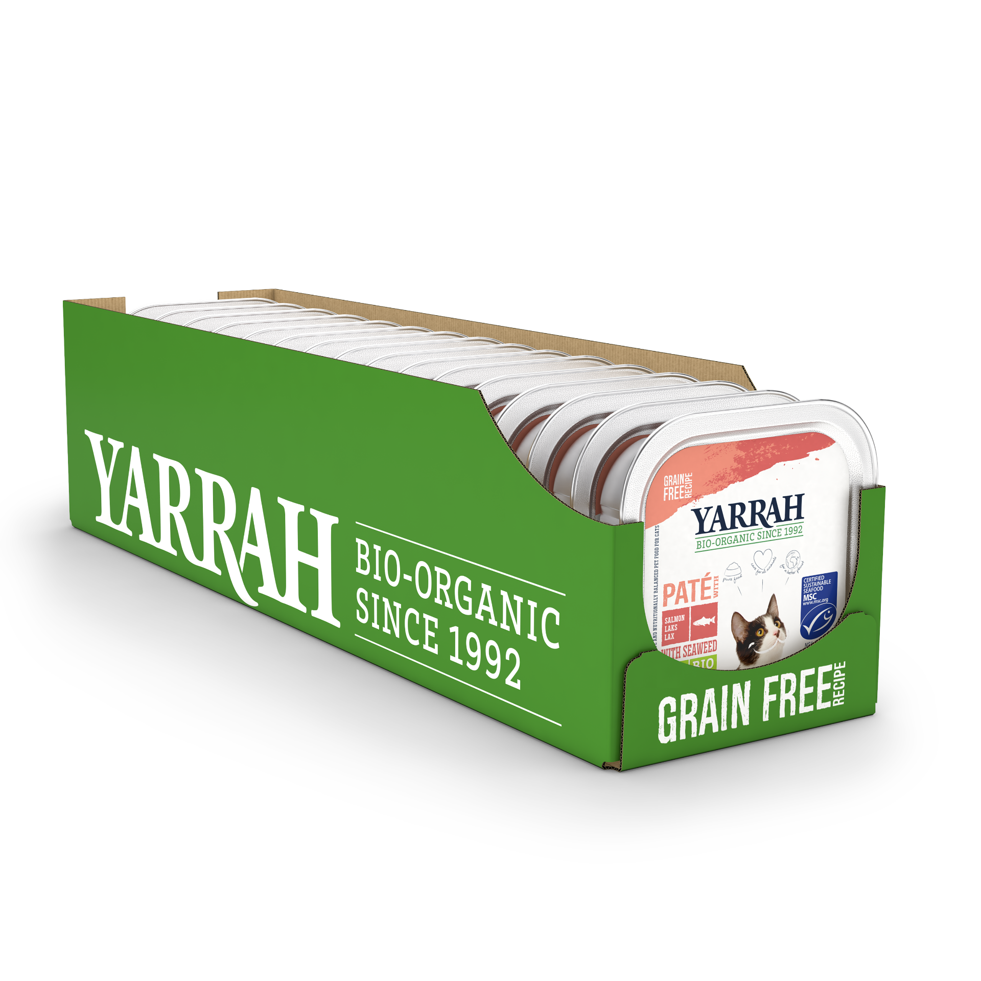 Yarrah - Pâtées Bio Sans Céréales Saumon pour Chat - Image 2