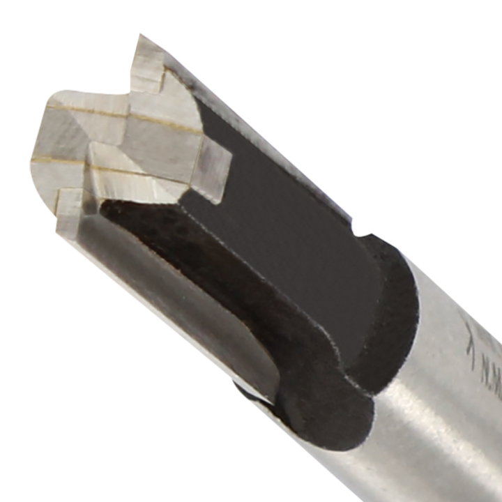 LEMAN lot de 4 mèches bois universelles droites carbure queue 8mm pour défonceuse Leman - Image 3