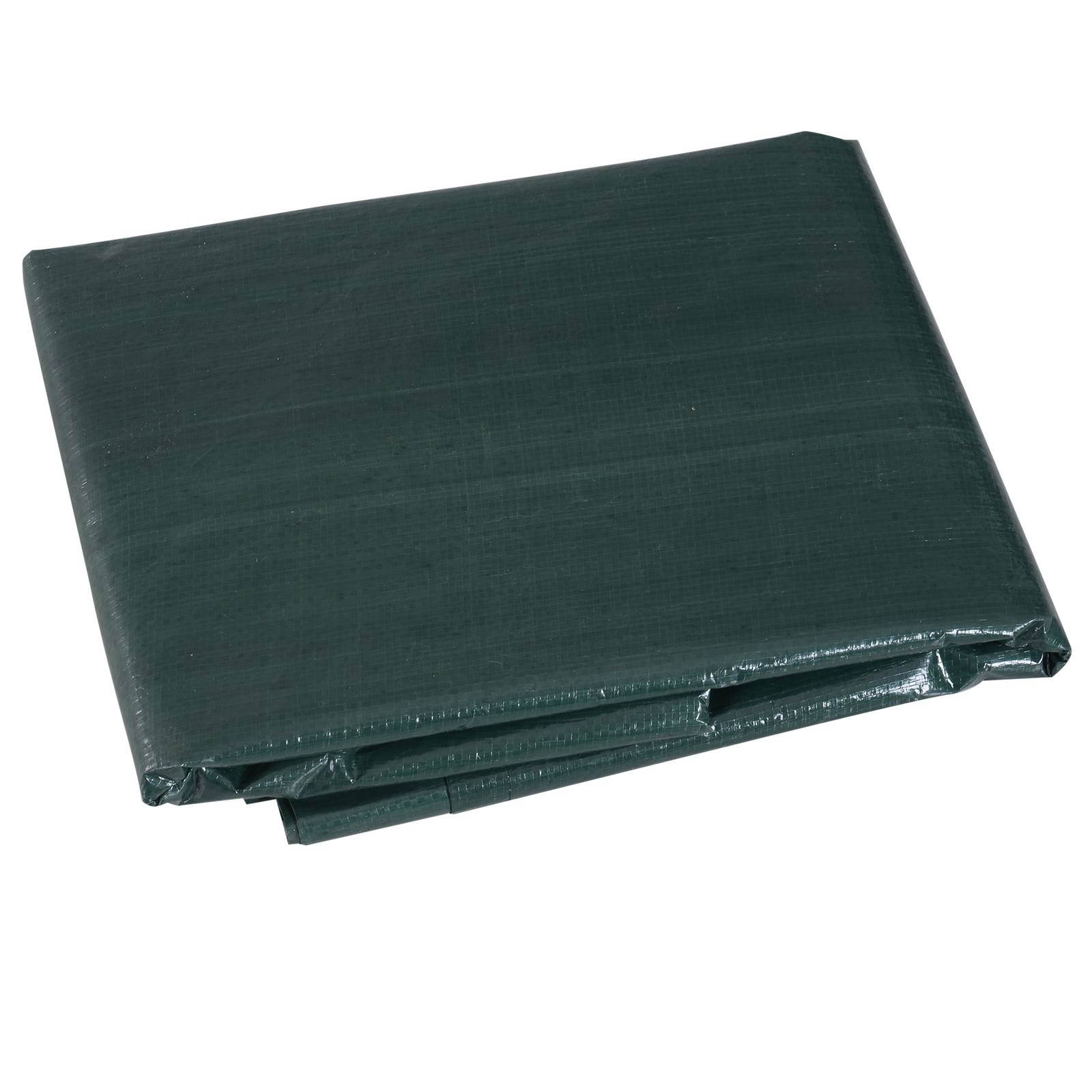 Housse de Balancelle 3 Places Polyéthylène Jardin Imperméable Anti-UV Vert Foncé 215x155cm - ComfortXL Outdoor Living - Image 10