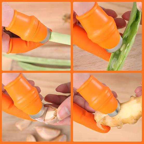 Lot de 24 Pièces Doigtiers, Protège-doigts Réutilisable Couvre-doigts Doigtier Élastiques Protection Résistant aux Coupures pour Travail, Jardin, Cuis - Image 5