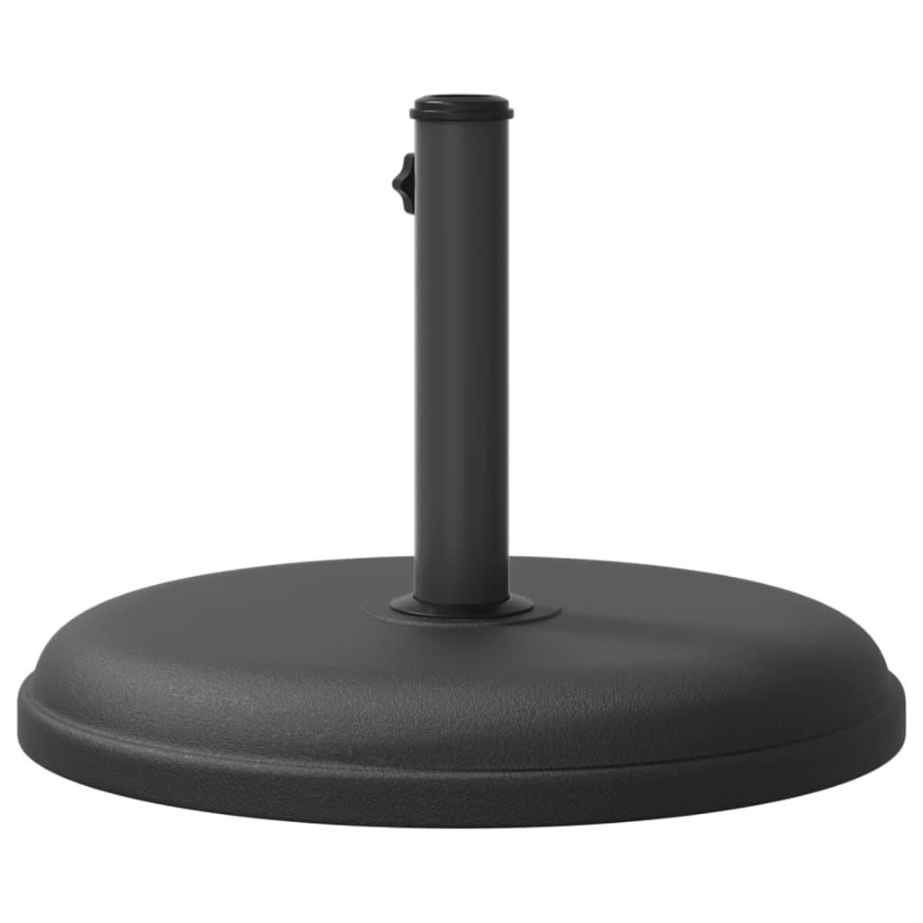 Base de parasol - accessoire parasol pour mâts Ø32/35/38 mm 15 kg rond - MEUBLE PRO-JU5557 - Image 6