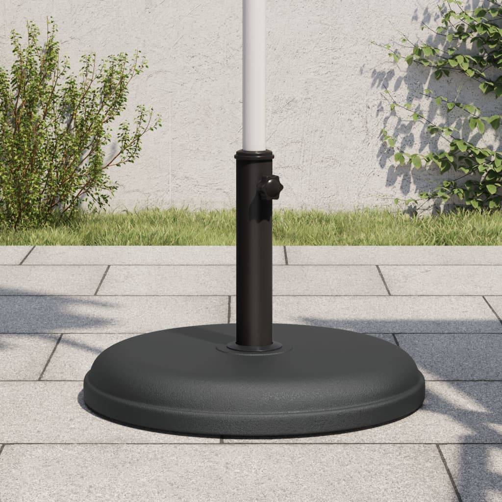 Base de parasol - accessoire parasol pour mâts Ø32/35/38 mm 15 kg rond - MEUBLE PRO-JU5557 - Image 2