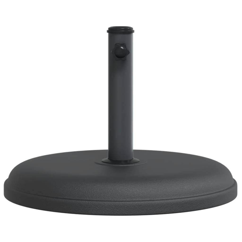 Base de parasol - accessoire parasol pour mâts Ø32/35/38 mm 15 kg rond - MEUBLE PRO-JU5557 - Image 4