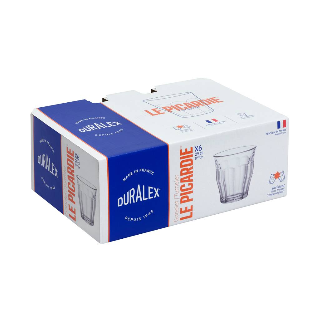 Duralex - Boîte de 6 gobelets Picardie 25 cl - Image 3