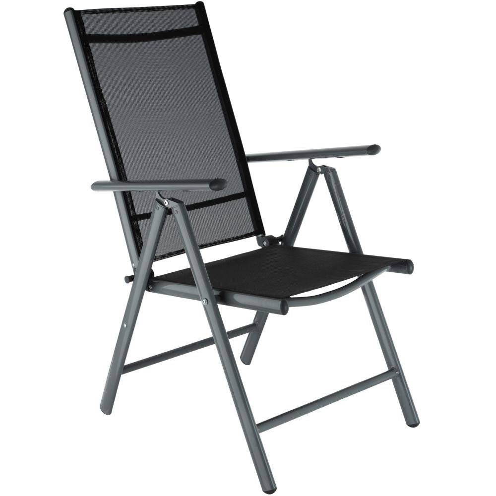 Helloshop26 - Salon de jardin aluminium 8 places gris foncé - Image 3