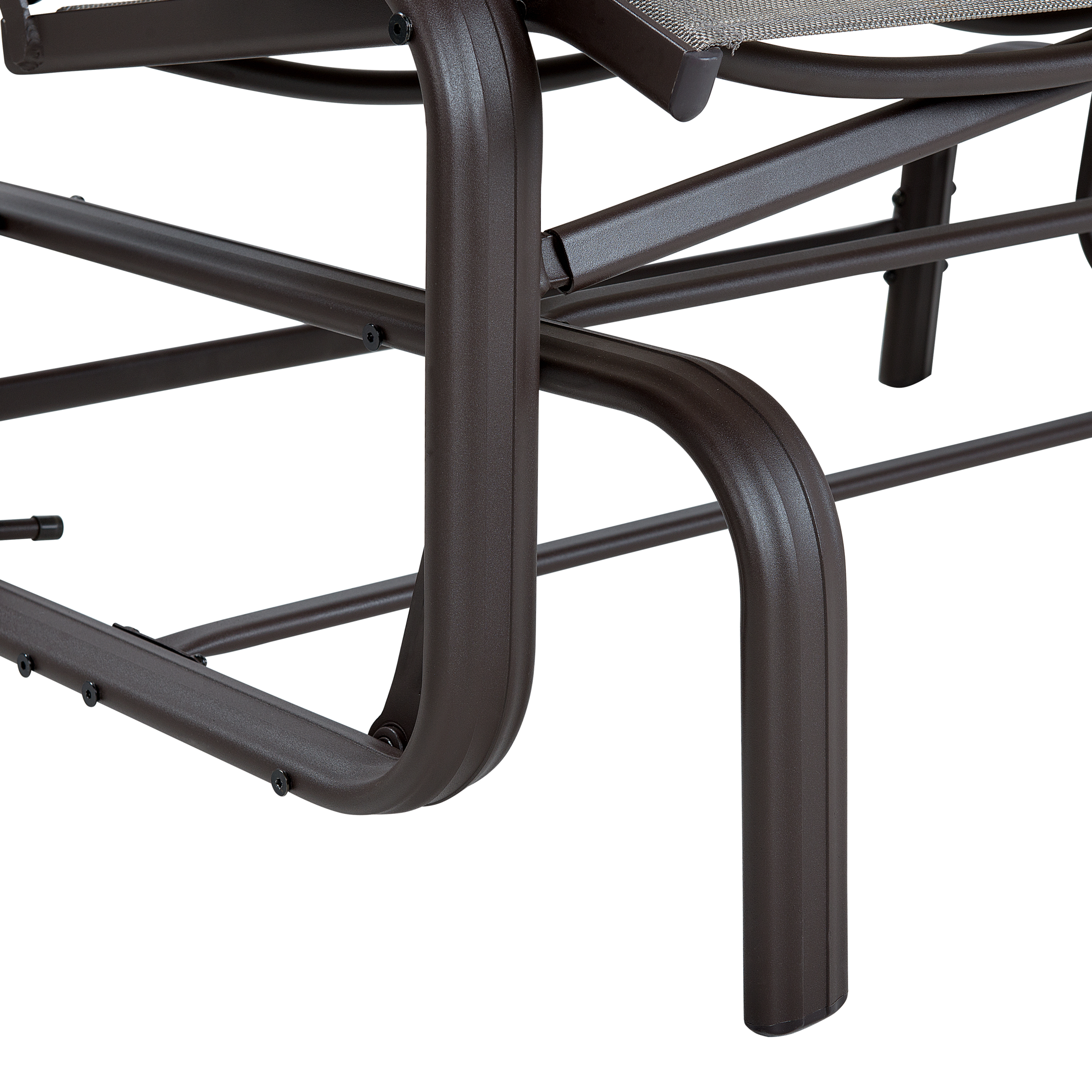 Beliani - Banc Aluminium Marron/gris BORGIO Beliani - Image 5