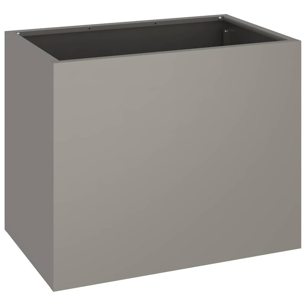 Maison Chic - Cache-pot, Pot De Fleurs Marron 50 x 32 x 40 cm Acier vieilli g400 - Image 3
