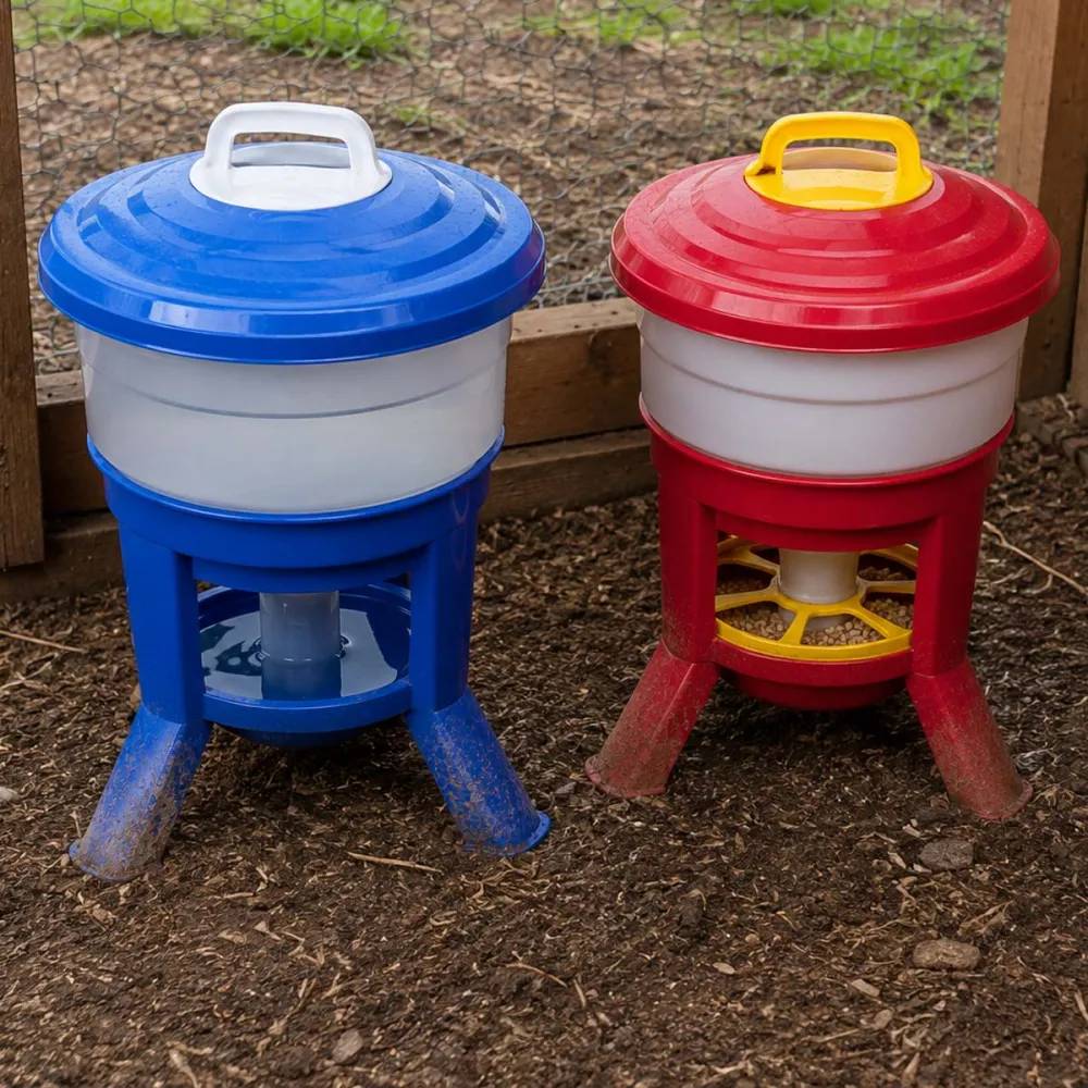 Kit Impérial Mangeoire & Abreuvoir 30L pour Volailles - GAUN - Image 1