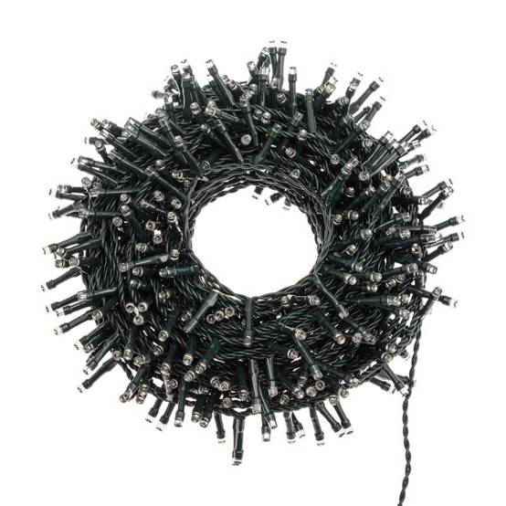 Lotti - Guirlande lumineuse multicolore 12,8M 320 LED 8 modes câble vert 31V IP44 Lotti - Image 8