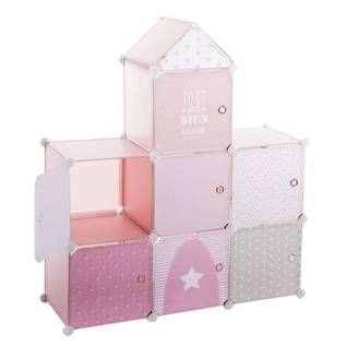 Rangement en forme de château rose Atmosphera