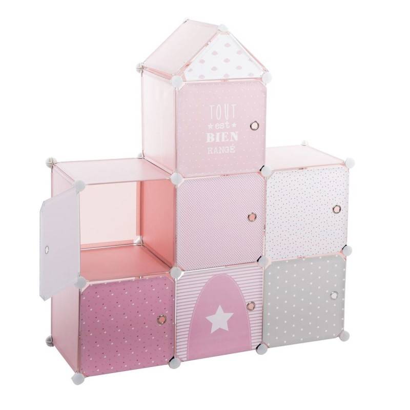 Rangement en forme de château rose Atmosphera - Image 1