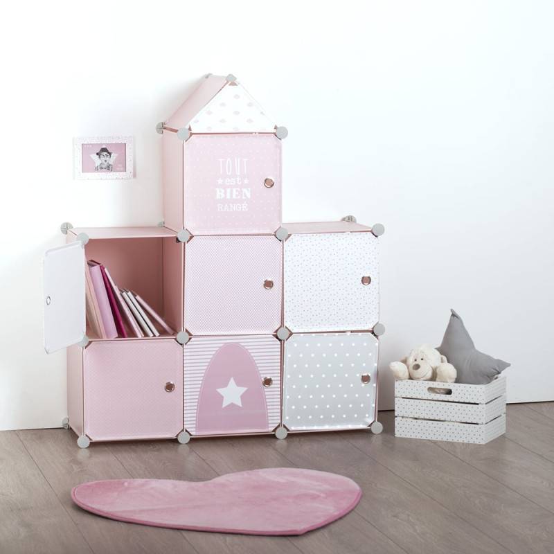 Rangement en forme de château rose Atmosphera - Image 2