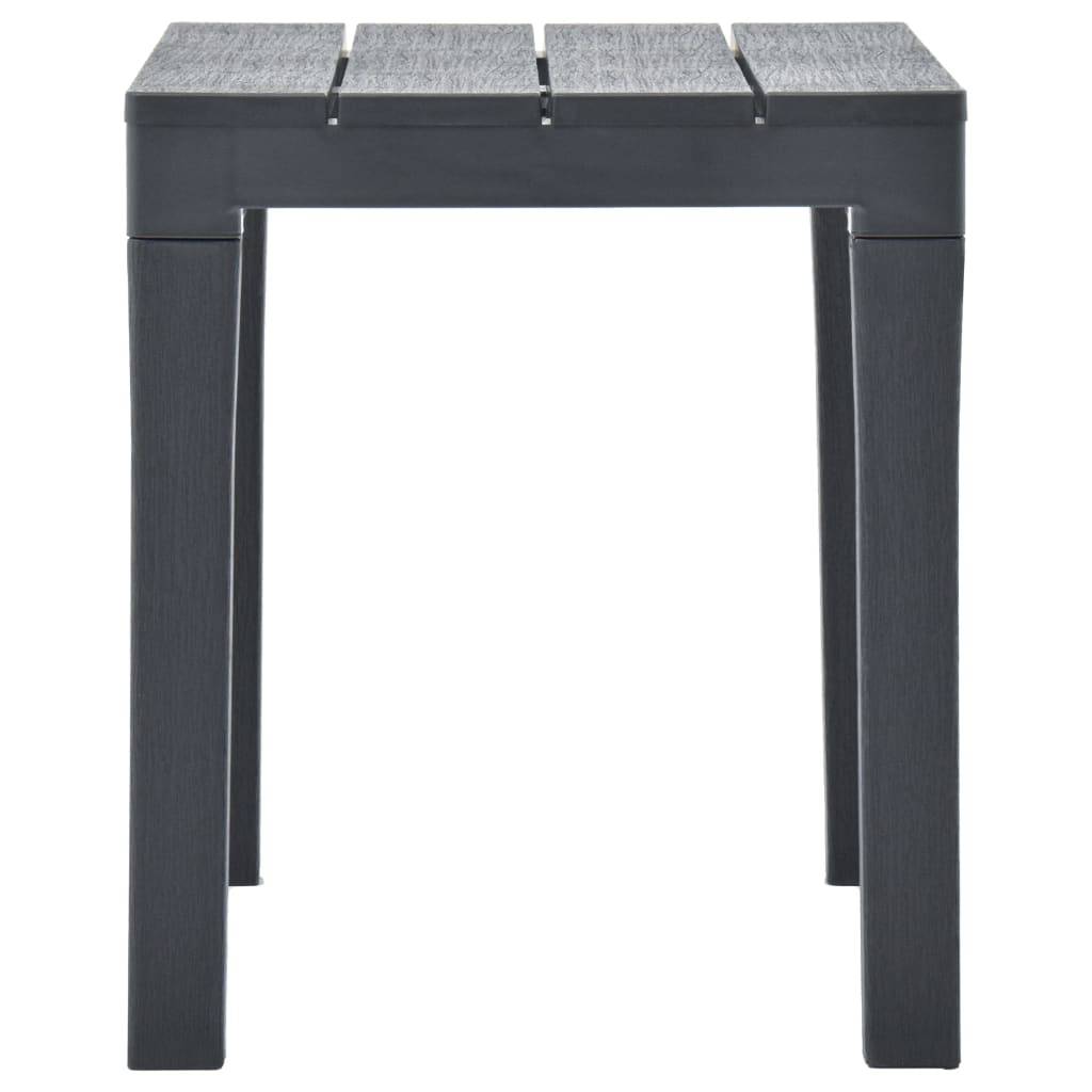 PANGIVO - Bancs de jardin plastique anthracite 60 x 38.5 x 45 cm - PANGIVO - Image 4