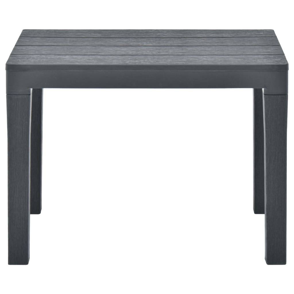 PANGIVO - Bancs de jardin plastique anthracite 60 x 38.5 x 45 cm - PANGIVO - Image 3