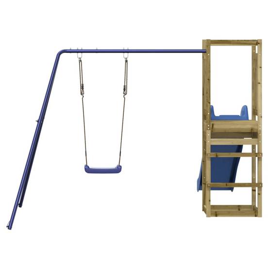 Aire de jeux d'extérieur - Jeu Plein air enfant bois de pin imprégné-JU1546 - Image 7