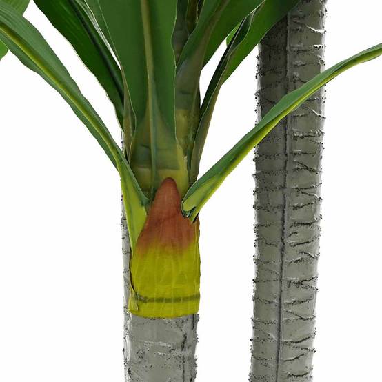 Dracaena artificiel bambou et PEVA vert 17 x 17 x 180 cm - PANGIVO - Image 4